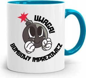 Bulizóknak Kék Bögre nyomott mintával, fényképpel