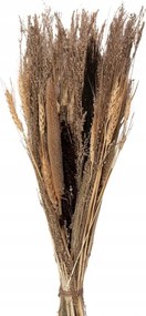 Bézs-barna szárított virágcsokor 18x6x60 cm