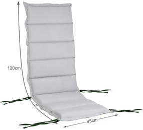 Detex® 6 db kétoldalas Vanamo párna 120x45x5 cm - szürke/zöld