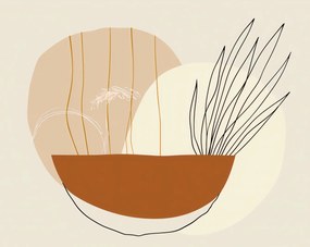 Poszter 76x60,5cm Terrakotta edény