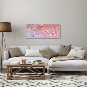 Kép - Tengerparti hangulat rózsaszín árnyalatokban (120x50 cm)