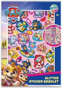 Mancs Őrjárat Puppy Love csillámos matrica könyv