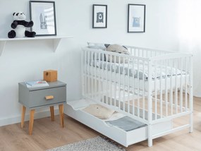 AMI nábytek BABY CLASSIC gyerek ágy 60x120cm fehér