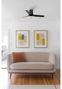 FARO 33834WT-1TW-LED Dimmelhető ventilátor MINI PUNT TUB S 10W/230V fekete átm. 90 cm WT + távirányító