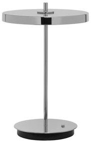 Ezüstszínű LED dimmelhető asztali lámpa fém búrával (magasság 31 cm) Asteria Move – UMAGE