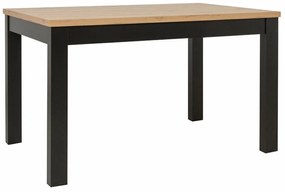 Asztal Boston 450Artisan tölgy, Fekete, 77x90x130cm, Laminált forgácslap, Laminált forgácslap