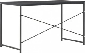 Fekete számítógépasztal 120 x 60 x 70 cm