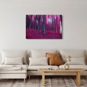 Egy rózsaszín erdő képe (90x60 cm)