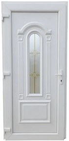 New 21 -  Műanyag Bejárati ajtó / fehér / 98x208 /