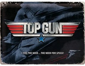 Fém tábla Top Gun - The Need for Speed - Tomcat