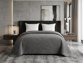 Bársony ágytakaró ASTRALIA, szürke Méret: 200 x 220 cm