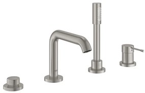 GROHE 19578DC1 - ESSENCE négylyukú kádcsaptelep, nemesacél