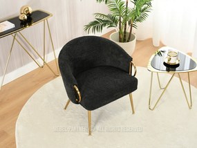 Fotel Carma F (fekete + arany). 1109980