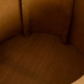 Natúr színű kötött puff Rattan – Ixia