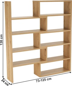 Polcrendszer, artisan tölgy, KLOE II