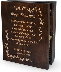 Köszönetajándék A Tanúnak Borospohár