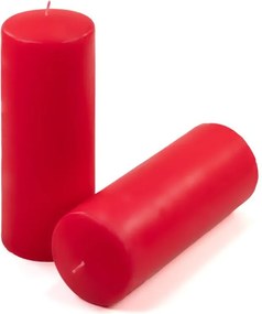 Gyertya készlet 20 cm Ø 7,5 cm 2 db piros