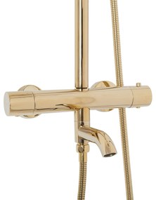 Termosztátos zuhanyszett Lungo gold