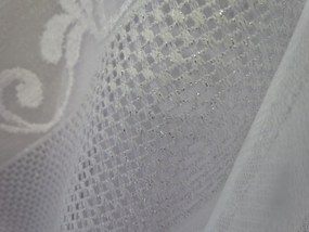 Mg Függöny 34951 Fehér Ezüst 200x160cm készre varrva M