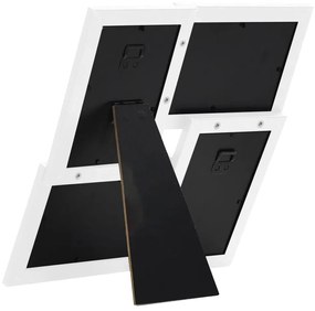 fehér MDF fényképkeretszett 4 db 4 x 15 cm-es képhez