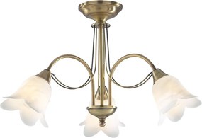 DAR LIGHTING DOU0375 DOUBLET Mennyezeti Csillár Antik Sárgaréz E14 IP20