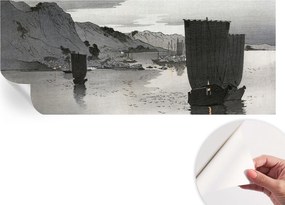 Design fali fotótapéta Öntapadós esti öböl 250x104 cm