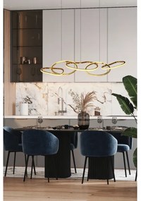 LED zsinóros csillár ANNELI LED/45W/230V 125 cm arany