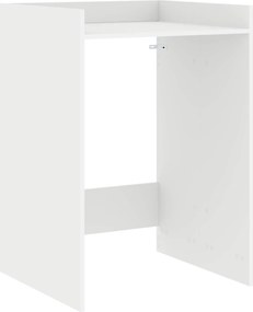 vidaXL Mosógép Szekrény tárolóval Fehér 67,5 x 62 x 97 cm Faanyag