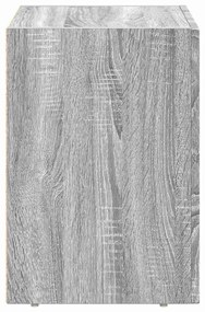 vidaXL Éjjeli asztal 2 pcs Szürke Sonoma 40 x 35 x 50 cm Faanyag