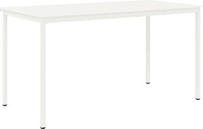 vidaXL Bárasztal Fehér 110 x 55 x 105 cm Tömör fenyőfa