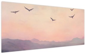 Kép - Madárcsapat II. (120x50 cm)