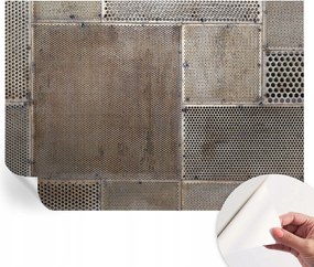 Fotótapéta Öntapadós Dekoratív tapéta Metál minták 208x146 cm