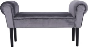 Lóca, Velvet szövet, szürke/fekete, BURDA