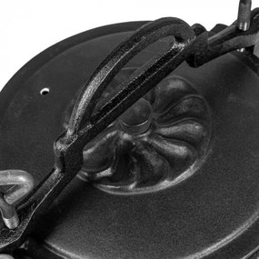 Öntöttvas edény lábakkal 8 literes zománcozott