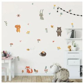Funny Scandinavian Animals gyerek falmatrica szett - Ambiance