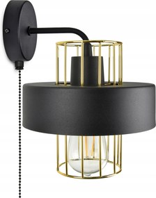 Fali lámpa Fekete Fehér kapcsolóval