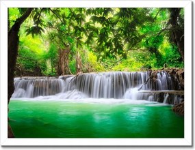 Poszterek keretben 40x30 Tájkép vízesés