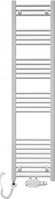 Fürdőszobai dekoratív víz-elektromos radiátor 1600x400 fehér létra
