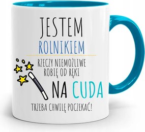 A Gazdáknak A Kék Bögrét A Csodákra Meg Kell Várni a fényképes nyomtatással