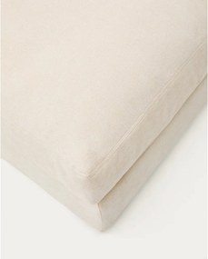 Bézs zsenília lábtartó Alea – Kave Home