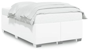 fehér műbőr ágykeret 120x200 cm