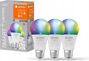 3PAK Led izzó E27 A60 9W 806lm Rgbw Smart+ WiFi Tompítható Ledvance