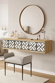 Arex 120 - Sapphire Oak, White, Silver