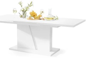 NINO fehér kihúzható étkezőasztal