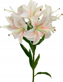 Mesterséges liliom 10 db szatén virág dekoráció