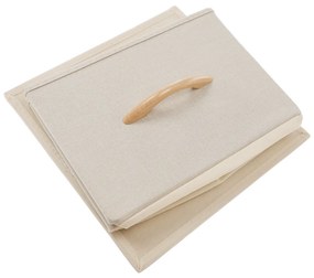 HAZEL TYP 1 szekrény szövet fiókokkal, barna, L