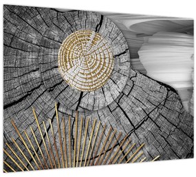 Kép - A fa törzse kollázsban (70x50 cm)