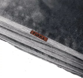 Dupla Fleece takaró oviba-táborba szürke