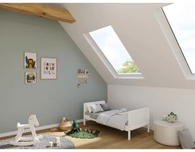 Fehér tömörfa babaágy 70x140 cm Alkmaar – Germania