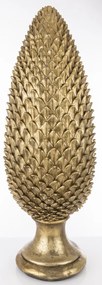 Dekoratív Dekorfigura Articsóka Műanyag Arany 77x25x25cm